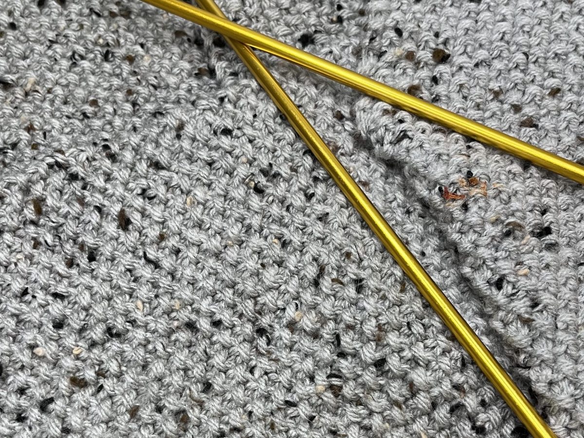 Seed Stitch Scarf